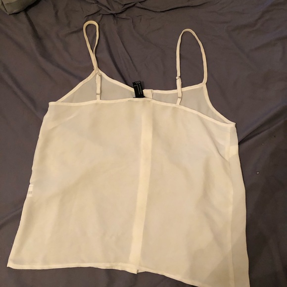 🆑⚡️White sheer tank top forever 21 - Picture 4 of 4